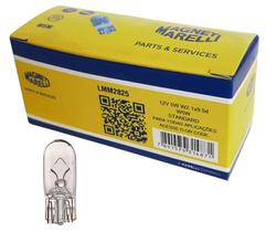 Lâmpada automotiva magneti marelli 12v 5w w5w cx c/ 10 un Lâmpada automotiva magneti marelli 12v 5w w5w cx c/ 10 un
