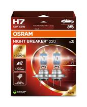 Lâmpada Automotiva OSRAM Night Breaker 220 H7 220% Mais Brilhante