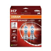 Lâmpada Automotiva Osram Night Breaker Laser h7 12V Farol 150% + Iluminação Par