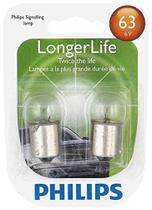 Lâmpada automotiva Philips 63 LongerLife, pacote com 2 Lâmpada automotiva Philips 63 LongerLife, pacote com 2