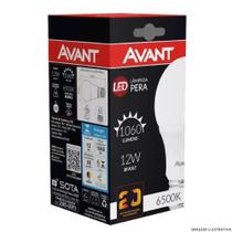 Lampada avant pera bulbo led 12w bivolt branca 6500k