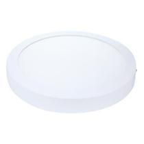 Lâmpada Avant Plafon Led Sobrepor 24W Redonda 3000K Ø300mm x 30mm