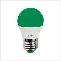 Lâmpada Avant Super LED Bolinha 4W Verde Kit com 10 Unidades