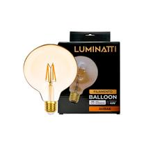 Lâmpada Balloon LED Filamento Retro Ambar 2400K 4W Bivolt LM560