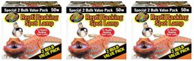 Lâmpada Basking Spot Zoo Med Reptile 50W (6 lâmpadas no total)