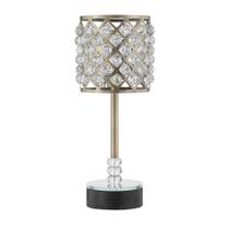 Lâmpada Benzara BM308916 61 cm Metal Dany Crystal Shade Lâmpada Benzara BM308916 61 cm Metal Dany Crystal Shade