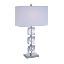 Lâmpada Benzara BM308923 71 cm Retangular Shade Crystal Stand