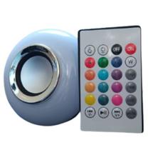 Lampada Bluetooth Musical LED Rgb Caixa Som Cores Variadas - Rgb Led Lampada Bluetooth Musical LED Rgb Caixa Som Cores Variadas - Rgb Led