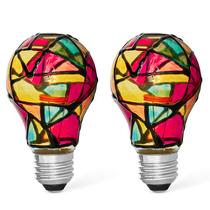 Lâmpada Bluex Bulbs LED Stained Glass A19 2W (25W E26) Lâmpada Bluex Bulbs LED Stained Glass A19 2W (25W E26)