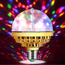 Lâmpada Bola Giratória RGB Luz De LED Estágio Para Disco Club Festa