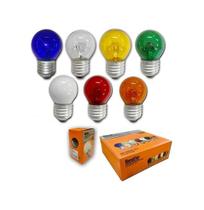 Lampada Bolinha Colorida G45 15w E27 127v - Rio chens Lampada Bolinha Colorida G45 15w E27 127v - Rio chens