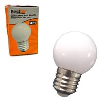 Lampada Bolinha Decorativa Branca E27 15w 110v