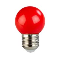 Lâmpada Bolinha Decorativa Vermelho G45 E27 LED 3W 127V - GALAXY LED