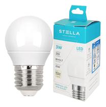 Lâmpada Bolinha Led 3W Bivolt E27 Branco Quente 3000K