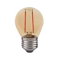 Lâmpada Bolinha Retrô 2W 2200K 180 Lúmens Bivolt Emissão de Luz Âmbar G45 Avant