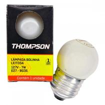 Lampada Bolinha Thompson 7Wx127V Leitosa ./ Kit Com 10 Peças