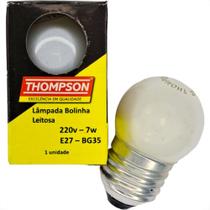 Lampada Bolinha Thompson 7Wx220V Leitosa - Kit C/10 Pecas Lampada Bolinha Thompson 7Wx220V Leitosa - Kit C/10 Pecas