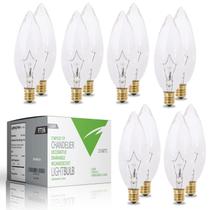 Lâmpada BULBMASTER 15W Blunt Tip Chandelier E12, pacote com 12
