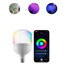 Lampada Bulbo 30w Inteligente Compátivel com Alexa e google home Mais Forte Grande Galpão E27 Smart
