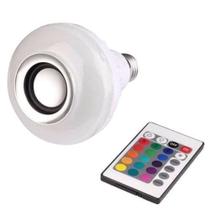 Lampada Bulbo 6w Musical Bluetooth Rgb