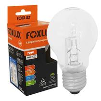 Lâmpada Bulbo A55 Halógena 70w 127v E27 Dimerizavel FoxLux Lâmpada Bulbo A55 Halógena 70w 127v E27 Dimerizavel FoxLux
