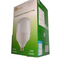 Lâmpada Bulbo Alta Potência T140 50w 6500k Luz Solar Bivolt