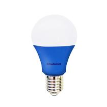 Lâmpada Bulbo LED 10W Luz Azul Bivolt E27 Empalux