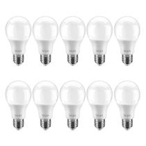 Lâmpada Bulbo LED 15 W Bivolt Branca Fria Elgin A60 10 Unidades