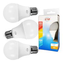 Lâmpada Bulbo Led 9w A60 E27 Bivolt Branco Frio