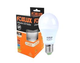 Lâmpada Bulbo Led 9w Branco Frio 6500k Bivolt Foxlux