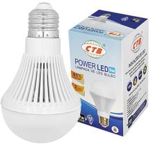 Lâmpada Bulbo Led 9W E27 Bivolt Branco Quente