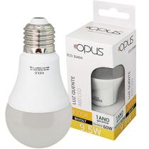 Lâmpada Bulbo Led A60 9,5W E27 Bivolt Branco Quente