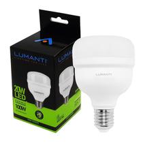 Lâmpada Bulbo Led Alta Potência 20W E27 Biv Branco Quente