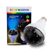 Lâmpada Bulbo Projetor Estrelas Rgb colorido 6w Quarto Infantil HX-601