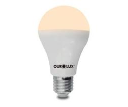 Lampada Bulbo Super Led Ourolux 9w 3000k Bivolt Amarela