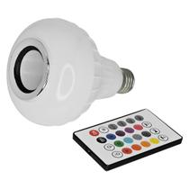 Lâmpada Caixa de Som Compatível Led Bluetooth 4.2 Rgb Bulbo