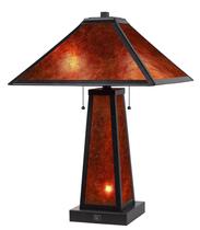 Lâmpada Cal Nogales Mission Style 60W x2 com luz noturna de 7W Lâmpada Cal Nogales Mission Style 60W x2 com luz noturna de 7W