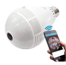 Lampada Camera 360 C/microfone Alarme Sensor De Presença - VR cam