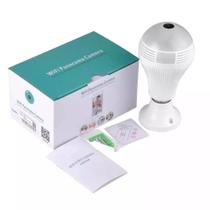 Lampada Câmera 360º Led Wifi Ip Hd 360º Espião Celular Lampada Câmera 360º Led Wifi Ip Hd 360º Espião Celular