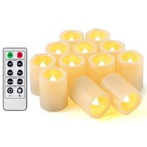 Lâmpada CANDLE IDEA 12PCS LED Flameless Tea Lights 3.8x5cm