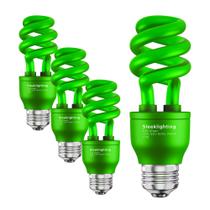 Lâmpada CFL SLEEKLIGHTING 13W Green Spiral 120V (pacote com 4)