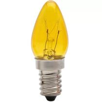 Lâmpada Chupeta 7 Watts 127 Volts Âmbar - 8495 - BRASFORT Lâmpada Chupeta 7 Watts 127 Volts Âmbar - 8495 - BRASFORT