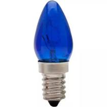 Lâmpada Chupeta 7 Watts 127 Volts Azul - 8496 - BRASFORT