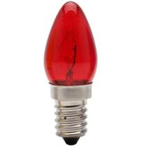 Lâmpada Chupeta 7 Watts 220 Volts Vermelha - 8505 - BRASFORT