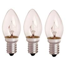 Lampada Chupeta E14 7W 127V Clara Kit com 3 Unidades