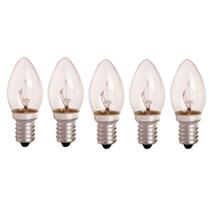 Lampada Chupeta E14 7W 127V Clara Kit com 5 Unidades