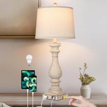 Lâmpada Cinkeda de 70 cm Farmhouse com carregamento USB de 3 vias e regulável Lâmpada Cinkeda de 70 cm Farmhouse com carregamento USB de 3 vias e regulável