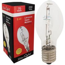 Lampada Clara Ovoide Vapor Metalica 70W E40 Descarga