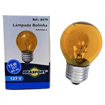 Lampada Colorida Brasfort 15Wx127V. Amarela . / Kit C/ 25 Peças