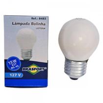 Lampada Colorida Brasfort 15Wx127V. Leitosa - Kit C/25 Pecas